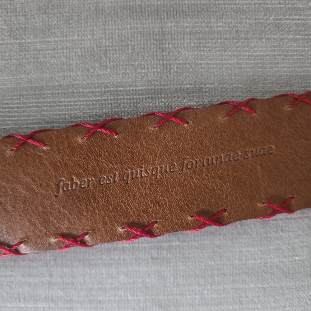 Patrick Gibbons Genuine Lizard Leather Handmaid Belt Black 48 - Picture 4 of 6
